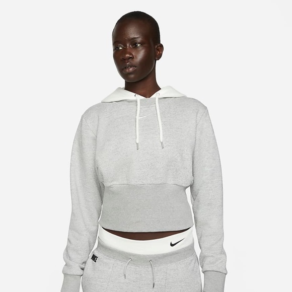 Nike Tops - Nike Sportswear Icon Clash Easy Fleece Hoodie Gray